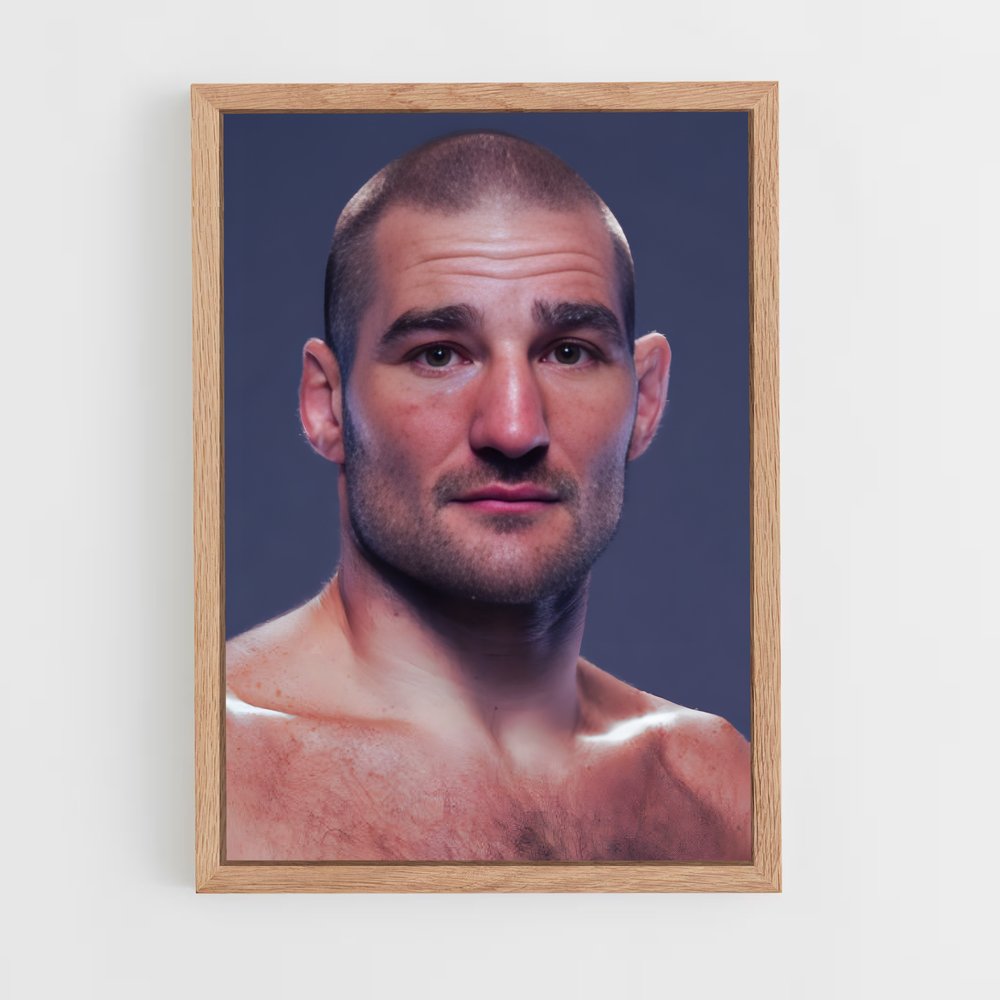 Poster Sean strickland rasé – affiche MMA (vue 4)